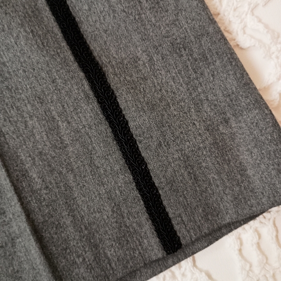 Anthropologie Gray Wide Leg Pants - Picture 3 of 9